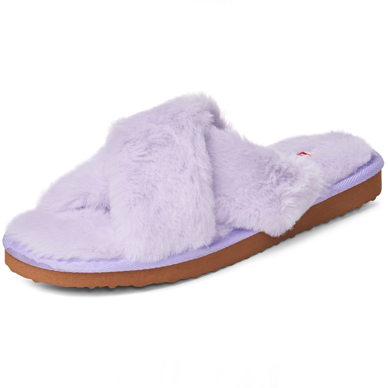 Alpine Swiss Fiona Womens Fuzzy Fluffy Faux Fur Slippers Memory